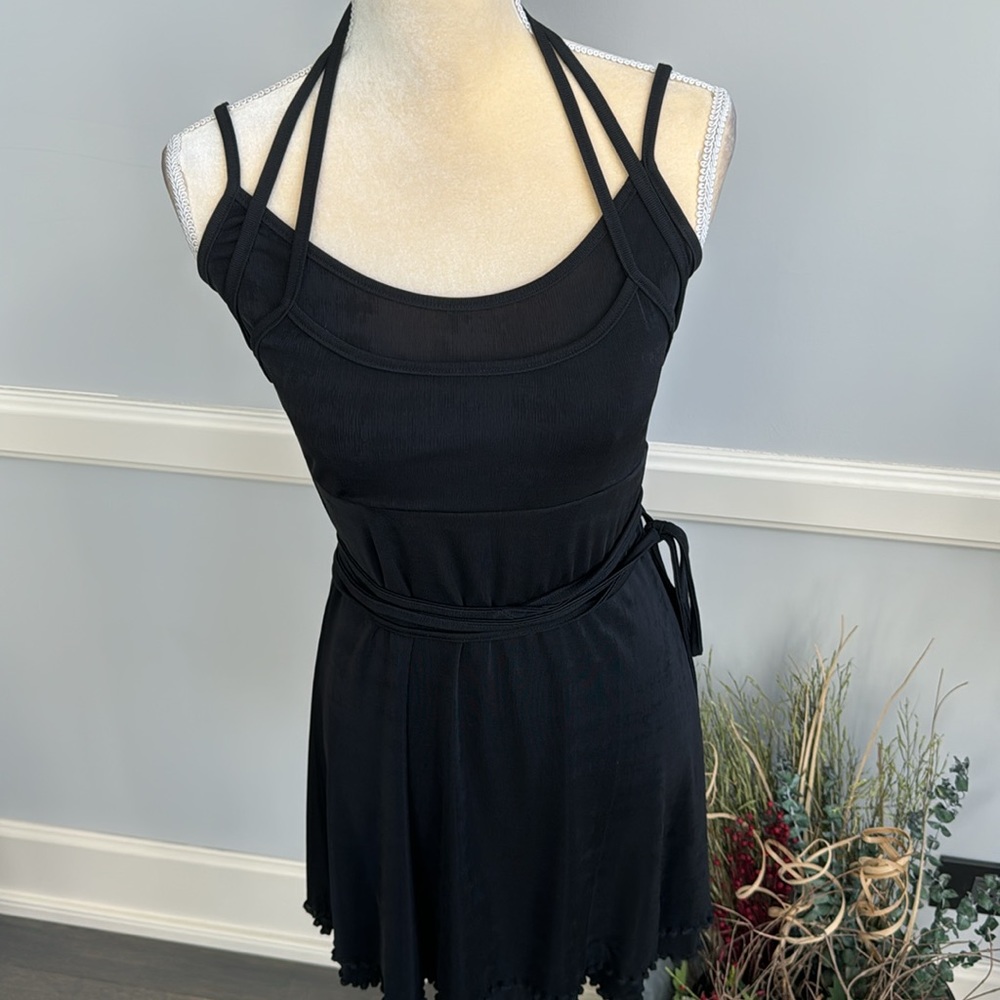 Pretty Black Midi Dress by Roman Gipsy. US Size Small (Okay for US4 and US6)